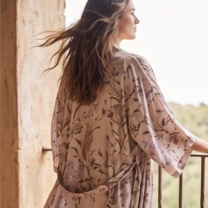 Kimono Largo Seda Silvestre